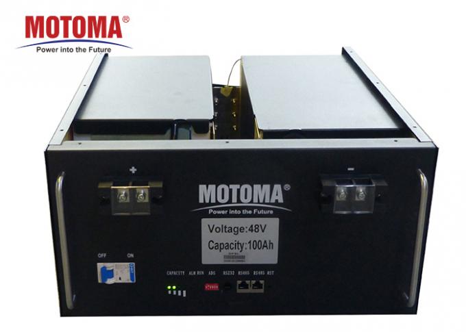 O tipo da gaveta das baterias solares 48v 100Ah do lítio dos sistemas solares dá um ciclo por muito tempo a vida 0