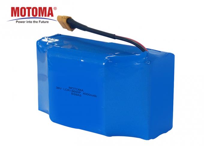 lítio Ion Battery do cilindro de 36V 4000mAh, 18650 10s Li Ion Battery Pack 0