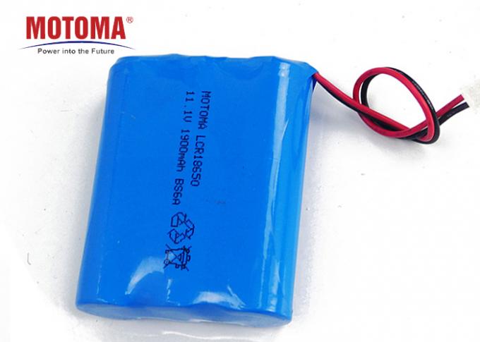 11.1V lítio Ion Cylindrical Battery, 18650 blocos da bateria recarregável para Toy Car 1