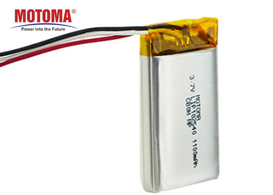 baterias de 1100mah 3.7V Motoma, de luz do diodo emissor de luz bateria de lítio com PCM e conector