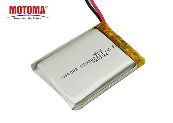 bateria de lítio de 3.7V 600mah para a densidade de alta energia dos dispositivos de IOT