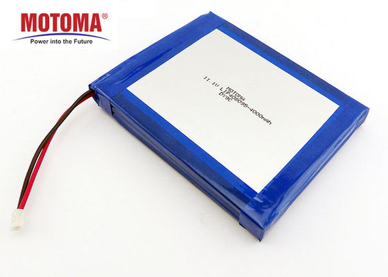 Bateria de lítio ultra áspera da tabuleta, bateria lisa 3.7V 4000mAh do polímero do lítio